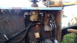 Мини Т - 16 установка гидронасоса.