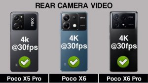 Poco X5 Pro Vs Poco X6 Vs Poco X6 Pro
