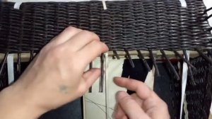 МК? Хлебница из газетных трубочек.  Ч.2