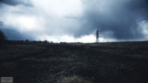 Storm cloud over a field / Грозовая туча над полем