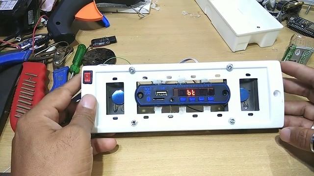 Bluetooth Mp3 With Fm-Decoder-Player DC-5-12v | How to make bluetooth Mp3 player- by Manmohan Pal