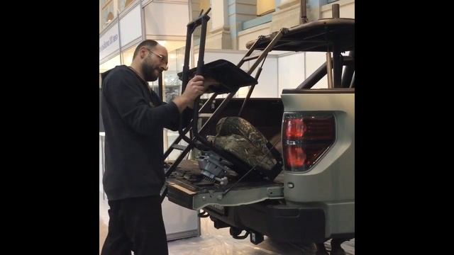 Мобильный лабаз в кузов пикапа для охотника смотреть онлайн