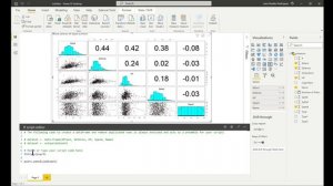 Using R script visuals in Power BI