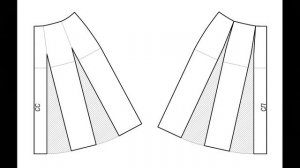 Идеальный крой. Урок 93. Пять вариантов моделирования юбки-трапеции