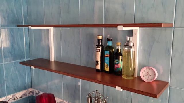 Полка в стиле лофт на кухню