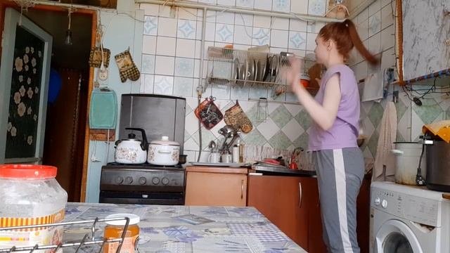 Vlog - Готовлю рулет с джемом. #Кристи#Карамелька
