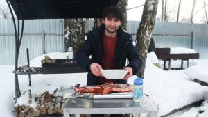 Запеченая Баранье нога в углях на мангале 2021??
