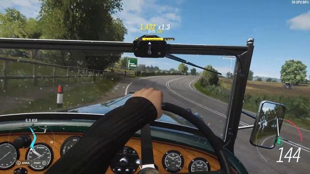 Forza Horizon 4 - 1931 Bentley 4-1/2 Liter Supercharged - Car Show Speed Jump Crash Test . смотреть онлайн