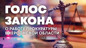Функции и направления деятельности прокуратуры в Херсонской области. "Голос закона"