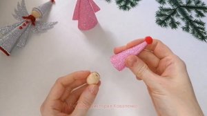 DIY ?Ангел на ёлку своими руками ?Christmas Decorations Angel ? Поделки на Новый год 2022
