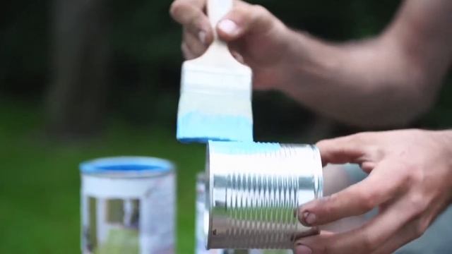 Как сделать из палет и жестяных банок полку для цветов смотреть онлайн