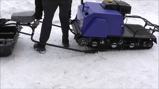 Модуль 'толкач' для буксировщиков Лидер, установка на буксировщик