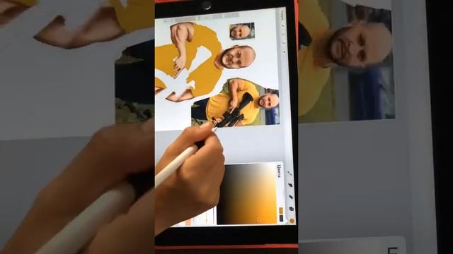 Портрет на iPad Pro Procreate Process смотреть онлайн
