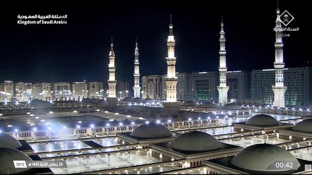 2024 Мечеть Аль-Масджид ан-Набави в Медине в Саудовской Аравии,
8 января 2024 г.