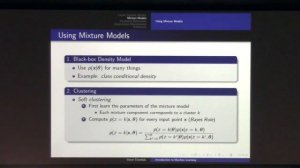 Introduction to Machine Learning - Mixture Models