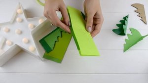 Объёмная ЁЛОЧКА из бумаги ❄ Новогодние ПОДЕЛКИ