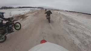 Зимняя совместная тренировка в СТК "Заречье" / GoPro / Motocross/Onboard