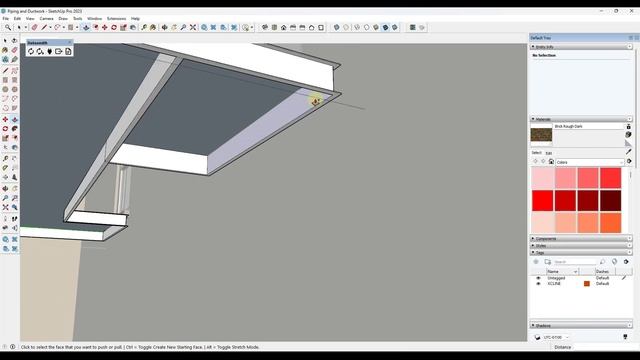 Modeling a FIRE ESCAPE in SketchUp (Step by Step Tutorial)