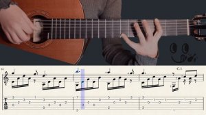 Jazz Waltz No.2 - D. Shostakovich (Fingerstyle Tutorial with TAB)