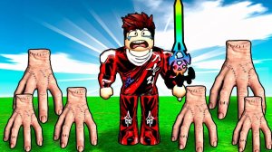 ЭВОЛЮЦИЯ КАЧКА МЕЧНИКА ОТБИВАЯСЬ ОТ ВЕЩЬ ИЗ УЭНСДЕЙ ПИТОМЦЕВ В СИМУЛЯТОРЕ МЕЧНИКА РОБЛОКС !