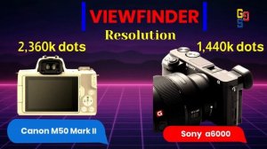 Canon M50 Mark II Vs Sony a6000 Video Camera Specs Comparison Best for Vlog Creations Explained