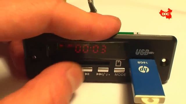 DDC - 1.0" LED Car MP3 Player Module FM USB Mini SD Remote (12V) - Connection and how it works смотреть онлайн