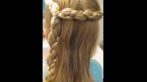 Прическа детская для школы. Прически на длинные волосы.
