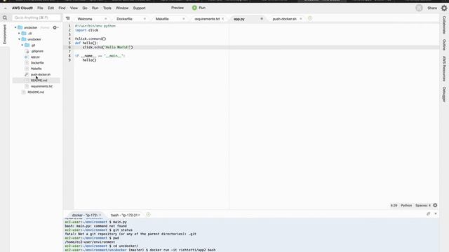 Docker Contaimer Project смотреть онлайн