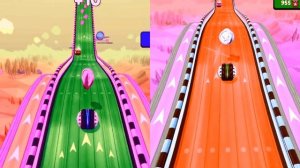 Going Balls VS Color Ball VS  Reverse SpeedRun Gameplay iOS Android Walkthrough New Update 661-668