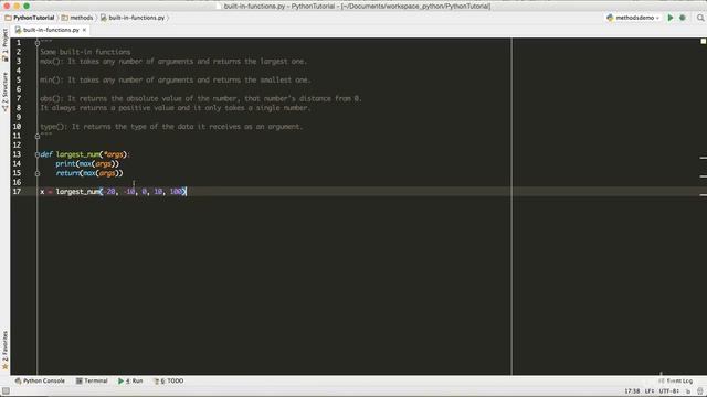 Learn Python 3 From Scratch -  More Built In Functions