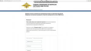 Проверка наличия оснований для неразрешения въезда на РФ ЧЕРНЫЙ СПИСОК