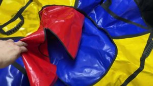 Ремонт тюбинга (ватрушки)