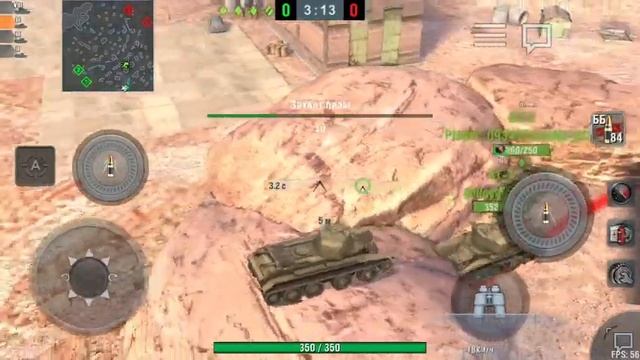 Wot Blitz ночка на нычке на карте Золотая Долина смотреть онлайн