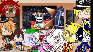 Security breach Reacts To Funny Memes✨ // FNAF// Gacha Club//