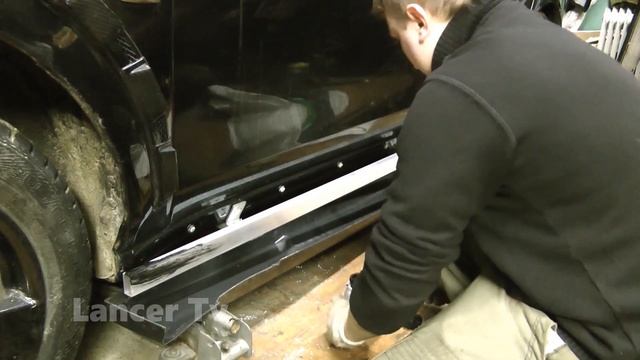 Накладки на пороги Lancer X смотреть онлайн