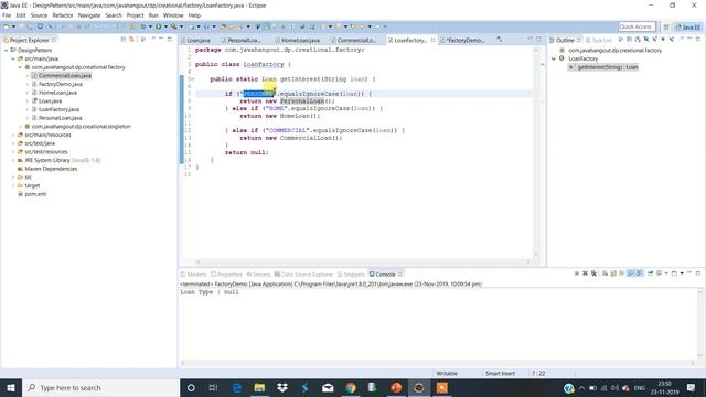 Factory Design Pattern Implementation || Design Patterns In JAVA || Factory Method Design Pattern