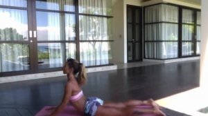 Анна Цукур - Заминка после тренировки.