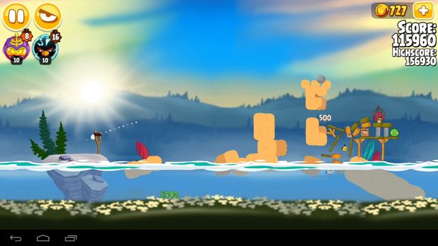 Angry Birds Seasons Summer Camp Level 1-10 163000 смотреть онлайн