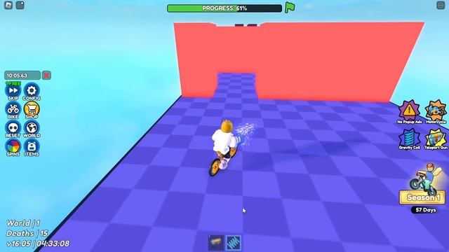 ROBLOX腳踏車跑酷大挑戰！我能挑戰成功嗎！？【Roblox 機械方塊】 смотреть онлайн