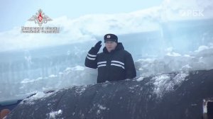 Три атомные подлодки одновременно всплыли из подо льда Видео