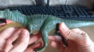 Аллозавр - ручная работа из полимерной глины с канала DINOS.