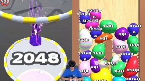 Jelly Run 2048 vs Blob Merge 3D - 2⭐ MAX LEVELS Gameplay Relax & Satisfying Mobile Games Free