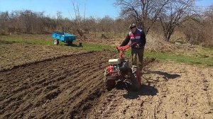 ВЕСЕННЯЯ ВСПАШКА. Испытание шин Кама-421. Мотоблок АГАТ