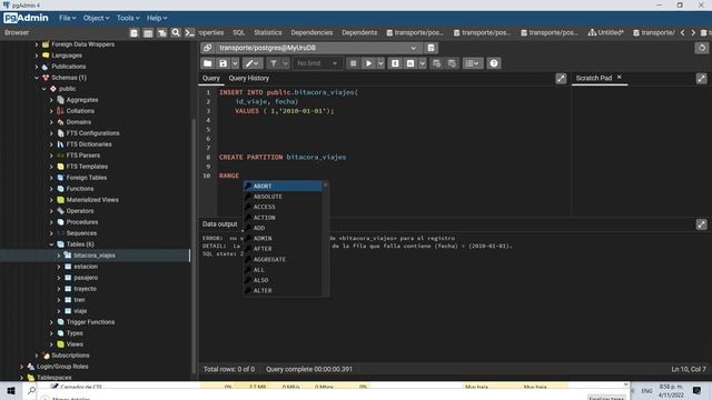 Postgres: Particiones clase 4.1 смотреть онлайн
