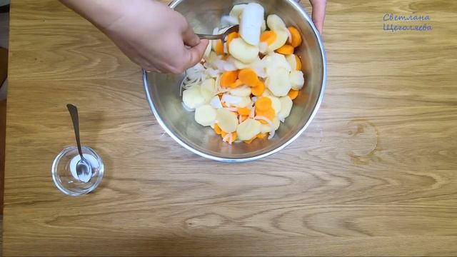 Мясо с овощами в рукаве в духовке смотреть онлайн