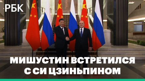 Михаил Мишустин начал встречу с председателем КНР Си Цзиньпином