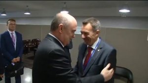 Turkish FM Feridun Sinirlioglu meets Peter Maurer in New York
