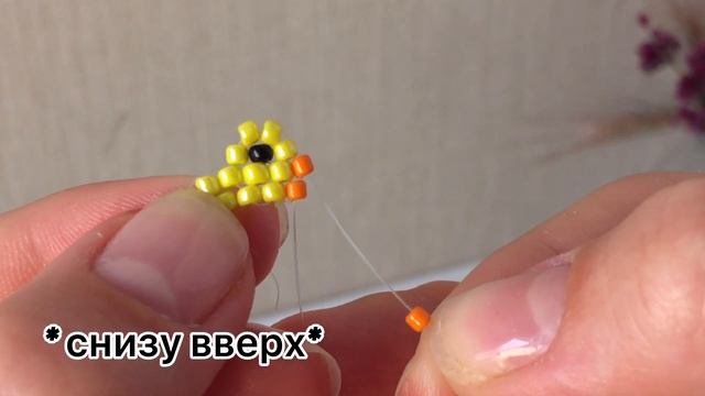 кольцо с цыплёнком из бисера |TREND| Anastasia Glukhova
