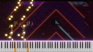 Power Trip by Boom Kitty - Piano Tutorial / Cover (Geometry Dash Subzero Level 3)