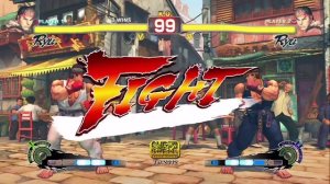 "Super Street Fighter IV: Arcade Edition" Playstation 3 (PS3) gameplay (no commentary, no logos)